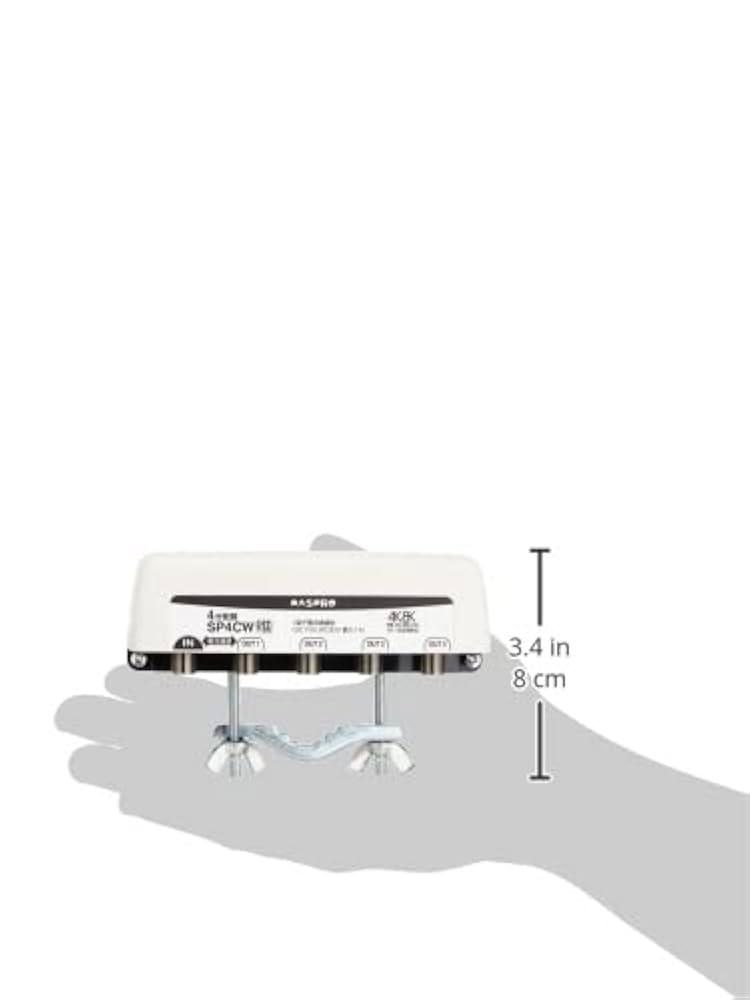 新品未使用2個　マスプロ4分配器　SP4CDW Amazon | マスプロ電工 4分配器 3224MHz対応 屋外（内）用 全